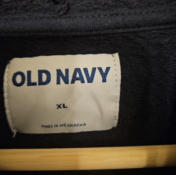 Extra Large Navy Colored Old Navy Hooded Sweatshirt Rick & Morty - Picture 3 of 4